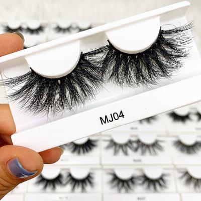 China Custom Packaging Box Durable 3D Mink Lashes Vendor Wholesale Private Label 3D 25mm Mink Strip Eyelashes for sale