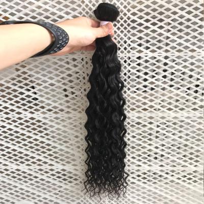 China New Thick Water Wave Factory Brand Hair Weave Bundles Water Wave Cuticle Aligned Virgin Hair Bundles for sale