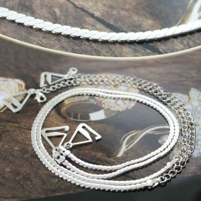 China BB172-198 Fashion Underwear Jewelry Silver Metal Bra Charm Strap for sale