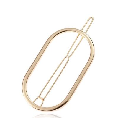 China H41-065 Nice Quality Simple Surface Metal Zinc Alloy Gold And Silver Cheap Hair Clips for sale