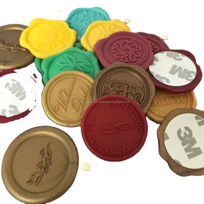 China Custom Decoration Wax Seal 3D Stickers, Skin & Stick Faux Wax Seal Sticker for sale