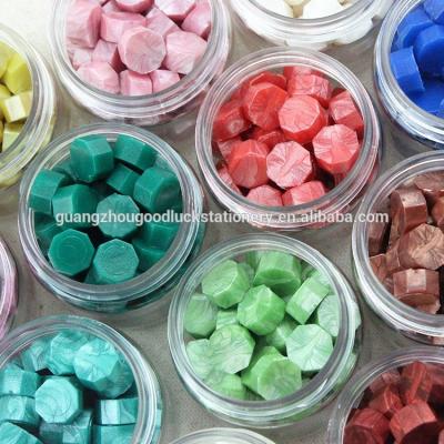 China Retro Decoration Octagon Sealing Wax Beads, Melting Wax Seal Tablet Pill Beads Granule Grain For Stamp for sale