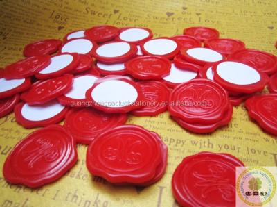 China Decoration LOGO Custom Wedding Cards Wax Sealing Sticker/custom logo wax stickers for sale