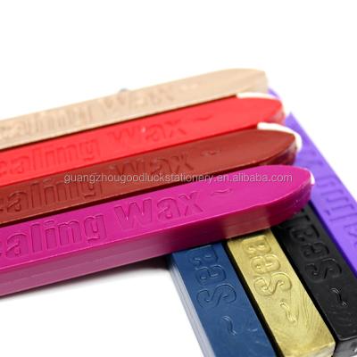 China Decoration Good Quality Sealing Wax Strips Beeswax Sealing Wax Stick With English Pattern for sale