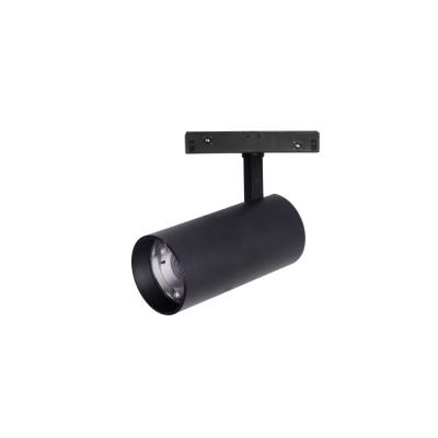 China Modern Sport 48V Led L Lighting System Wall Rail Switch Round Smart Magnetic Track Light for sale