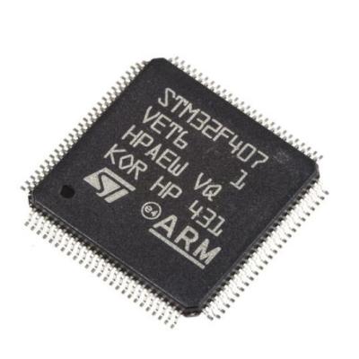 China STM32F407VET6 IC MCU 32BIT 512KB 100LQFP STM32F Series Embedded FLASH Microcontroller IC for sale