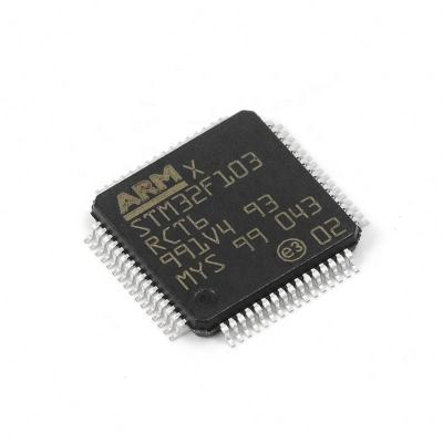 China Original STM32F103RCT6 IC MCU 32BIT 256KB 64LQFP STM32 Series Microcontroller IC FLASH STANDARD for sale