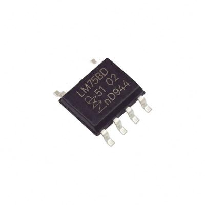 China Bom Standard Service SOP8 Electronic Components IC MCU Microcontroller Integrated Circuits LM75BDP for sale