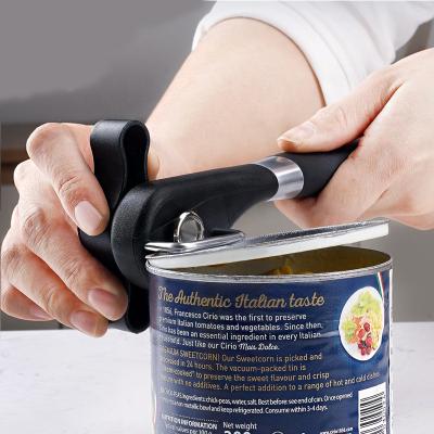 China Amazon Sustainable Professional Durable Safe Manual Soft Edge Can Opener With Soft Grips Handle for sale