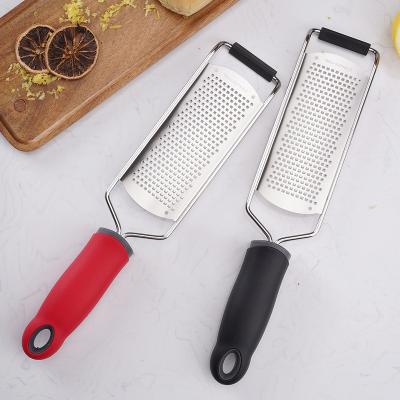 China Viable Hot Selling Stainless Steel Cheese Grater Citrus And Lemon Zester With Brush for sale