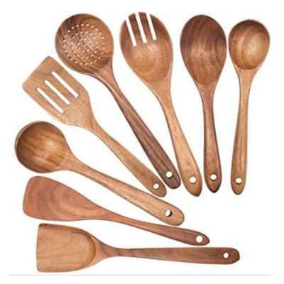 China Sustainable Factory Customized Wooden Cooking / Kitchen Cookware Sets , Nonsick Wooden Utensil Cooking Set for sale