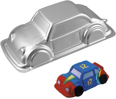 China Sustainable Aluminum Car Shaped Cake Baking Pan For Children Birthday for sale