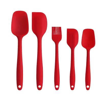 China Sustainable Heat Resistant Spatulas , Spatulas Non Stick Silicone With Stainless Steel Core for sale