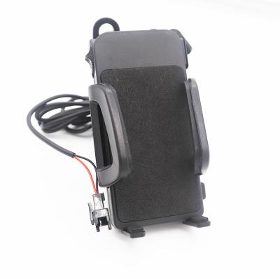 China Motorcycle Adjustable Waterproof Electric Vehicle USB Plug Navigation Phone Charging Holder for sale