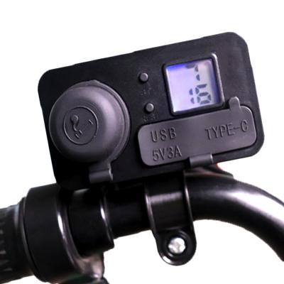 China High Quality Dual Port Motorcycle USB 12V Motorcycle Accessories Mobile Phone Charger for sale