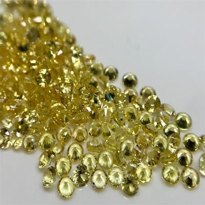 China No Wholesale Natural Lemon Yellow Rough Dark Orange Dark Orange Loose Gold Sapphire Sapphire Stone Gemstone Yellow Color Diamond Cut for sale