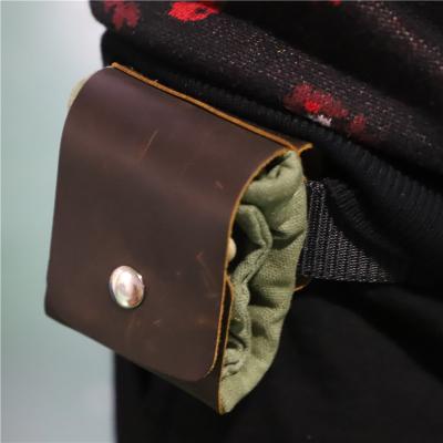 China Folding Berry Pouch Storage Bushcraft Canvas Forager Bag 1pc Portable Outdoor Fruit Picking Pouch Picking Bag Hiking Hiking Camping for sale