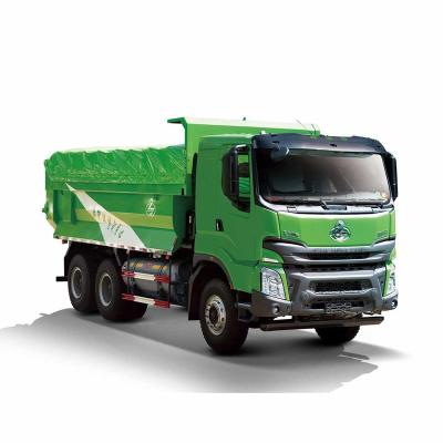 China Factory Price H7 6x4 Dump Truck H72s Flat Top 7650mm*2540mm*3350mm Lorry Trucks For Sale for sale