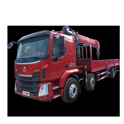 China Direct Selling H5 6*4 Truck With Crane Customizable Colors Truck With Crane for sale