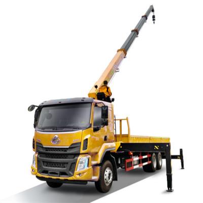 China Chinese Supply H5 6*4 Truck With Crane Customizable Colors Cargo Truck With Crane for sale