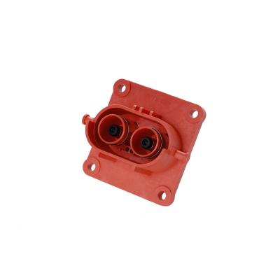 China X EV HVIL 70mm2 Cable Connector Housing Sbs50 High Voltage Brown Rohs Plug and Socket 2 Pin 200A for sale