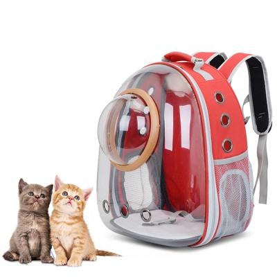 China Waterproof Transparent Expandable Cat Backpack With Cover Easy Install for sale