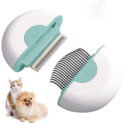 China Multi Function Massage Comb Stored Electric Dog Cat Grooming Brush for sale