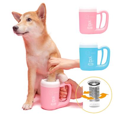 China Stocked Pet Silicone Cleaner Cup PET Eco - Friendly Material for sale