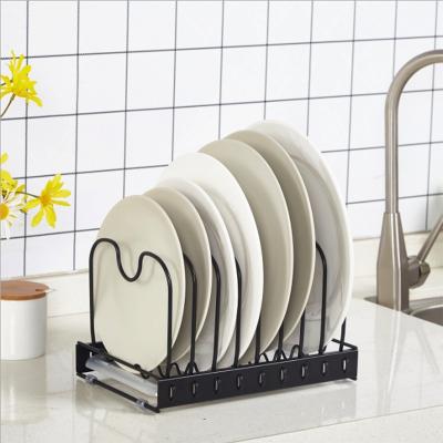 China Durable Dish Drying Rack With Detachable Utensil Rack Separating Steel Wire 11