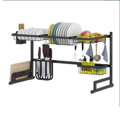 China Durable Stainless Steel Kitchen Organizer Rack Set Kitchen Tool Stainless Steel Standing Rack for sale