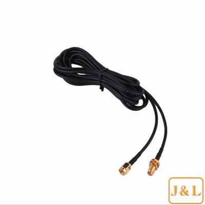 China 5M Antenna WIFI RP-SMA Female to Male Extensionl Cable for sale