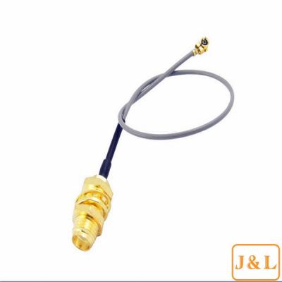 China U.FL IPX to SMA Female Pigtail Cable 1.13mm for Wifi Network for sale