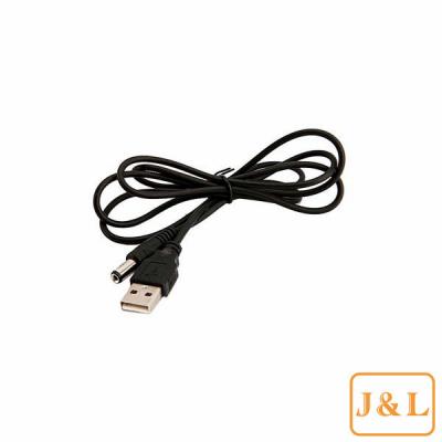 China 5V DC Power Cable USB Male to 5.5mm for sale