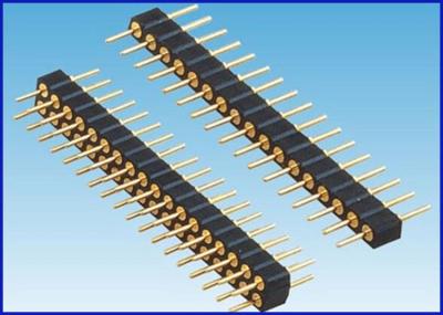 China 2.54mm Female Header, Right Angle Terminal, SMT Type for sale