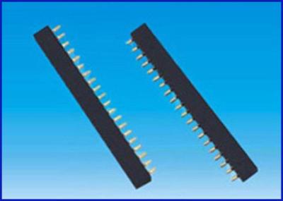 China 1.0mm Female Header Single Row Connector for sale