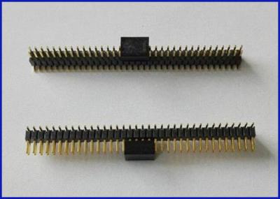 China Pitch 1.27mm 2*36P LCP Female socket header 3.0 Connector Black Gold-plated for sale