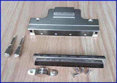 China SCSI 100P male wire-type metal shell with SR line card industrial servo connector for sale