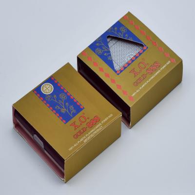 China Plastic Playing Cards Plastic Poker Plastic Gold Playing Card for sale