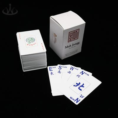 China HOT SALE Plastic Mahjong Games Plastic Playing Card PVC Poker Card for sale