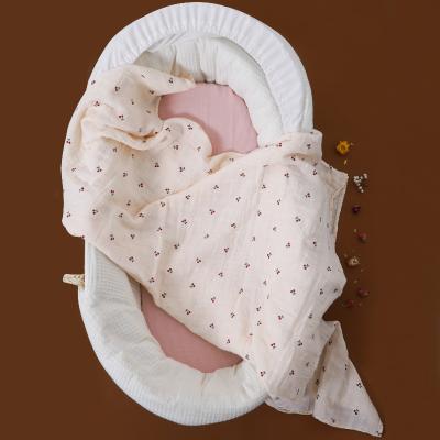 China Breathable Baby Blanket High Quality Wholesale Designs 100% Organic Cotton Baby Blanket For Babies for sale