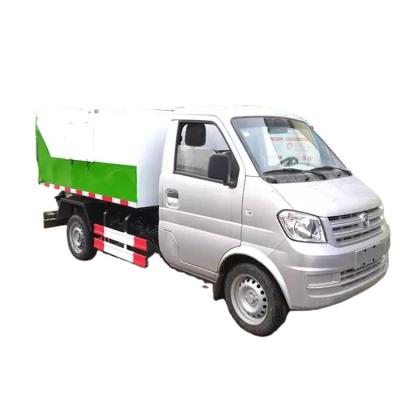 China Mini Road Collected Municipal Garbage Garbage Truck On Road Off Trash Hook Lifter Garbage Truck for sale