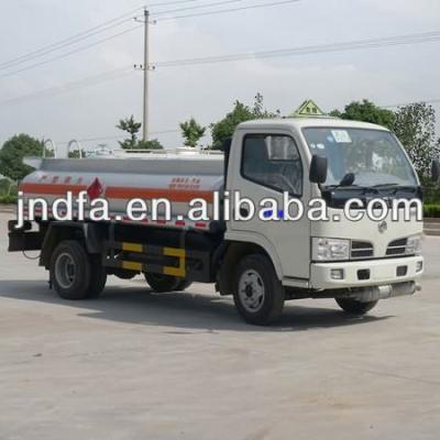 China 4000L Truck (Dongfeng DFAC Furuika Carbon Steel (304 Stainless Steel For Choose) JDF5060GJY Fuel Liquid Fuel Tanker Truck 4000L for sale