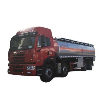 China Q235 Carbon Steel FAW Stainless Steel Chassis 4 Axles 31000kg High End Fuel Oil Tanker Truck for sale