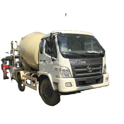 China Tansport 6 Cubic Meter Self Concrete Loading Mobile Concrete Mixer Truck For Sale for sale