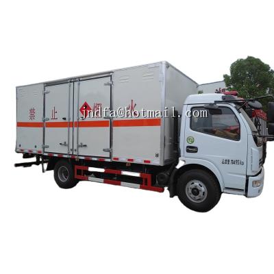 China Aluminum alloy DFAC flammable liquid 12 ton van For Sale for sale