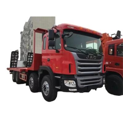 China JAC 8*4 Mining Transport Flatbed Truck For Sale for sale