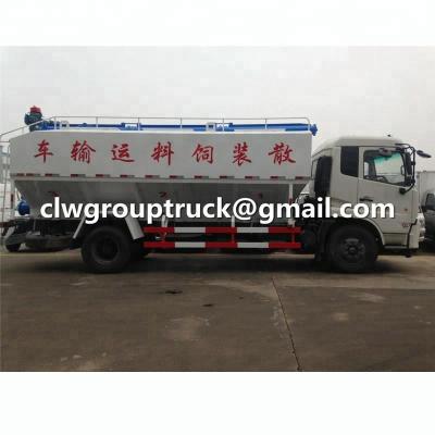 China Bulk Transportation Dongfeng Tianjin Feed Delivery Tanker Truck for sale