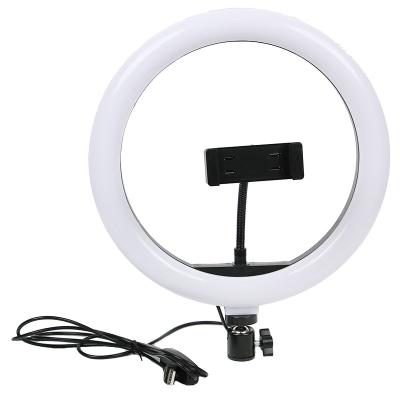 China Alloy+ aluminum plastic border live broadcast fill light 10 inch 26cm led fill light beautify beauty photoelectric live broadcast bracket ring lig for sale