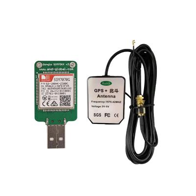 China M2M and IoT Applications USB Dongle SIM7070G LTE USB Dongle CAT M IoT GPRS SIM7070G Module with GPS FPC Antenna for sale