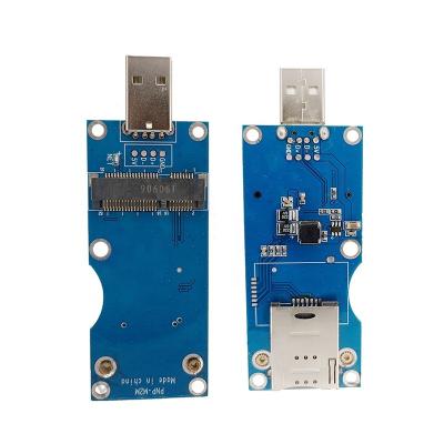 China M2M and IoT Applications NB Module 3G 4G Module Mini PCIE to USB Adapter with SIM Card Slot for SIM5360 SIM7600 SIM7100 ME909 EC20 EG25 SIM7000 Module for sale